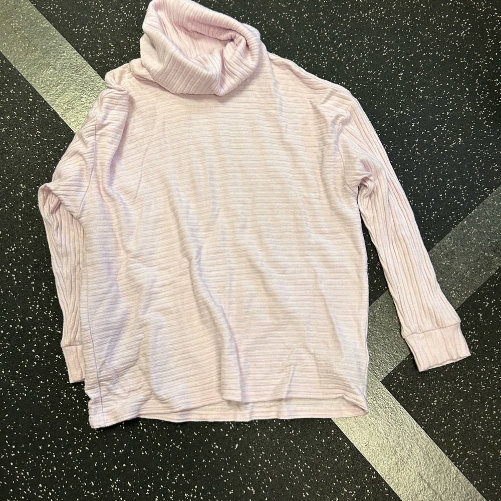 GAP Soft Pink Ribbed Sweater